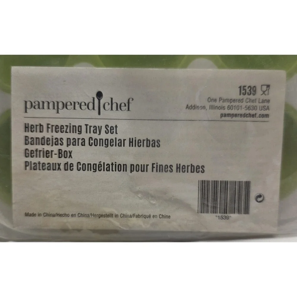 Pampered Chef Herb Freezing Tray Set - New No. 1539 - Picture 3 of 3